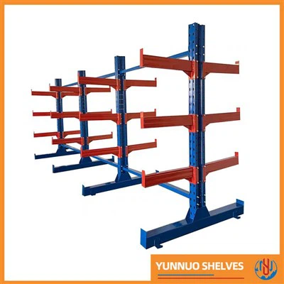 Quais são as condições de aluguel de estantes cantilever?